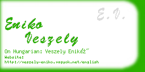 eniko veszely business card